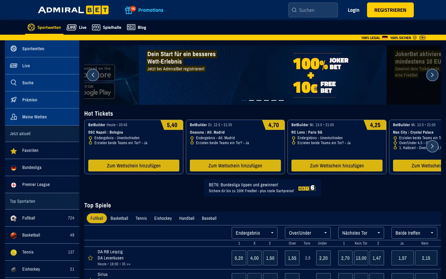 AdmiralBet — hero