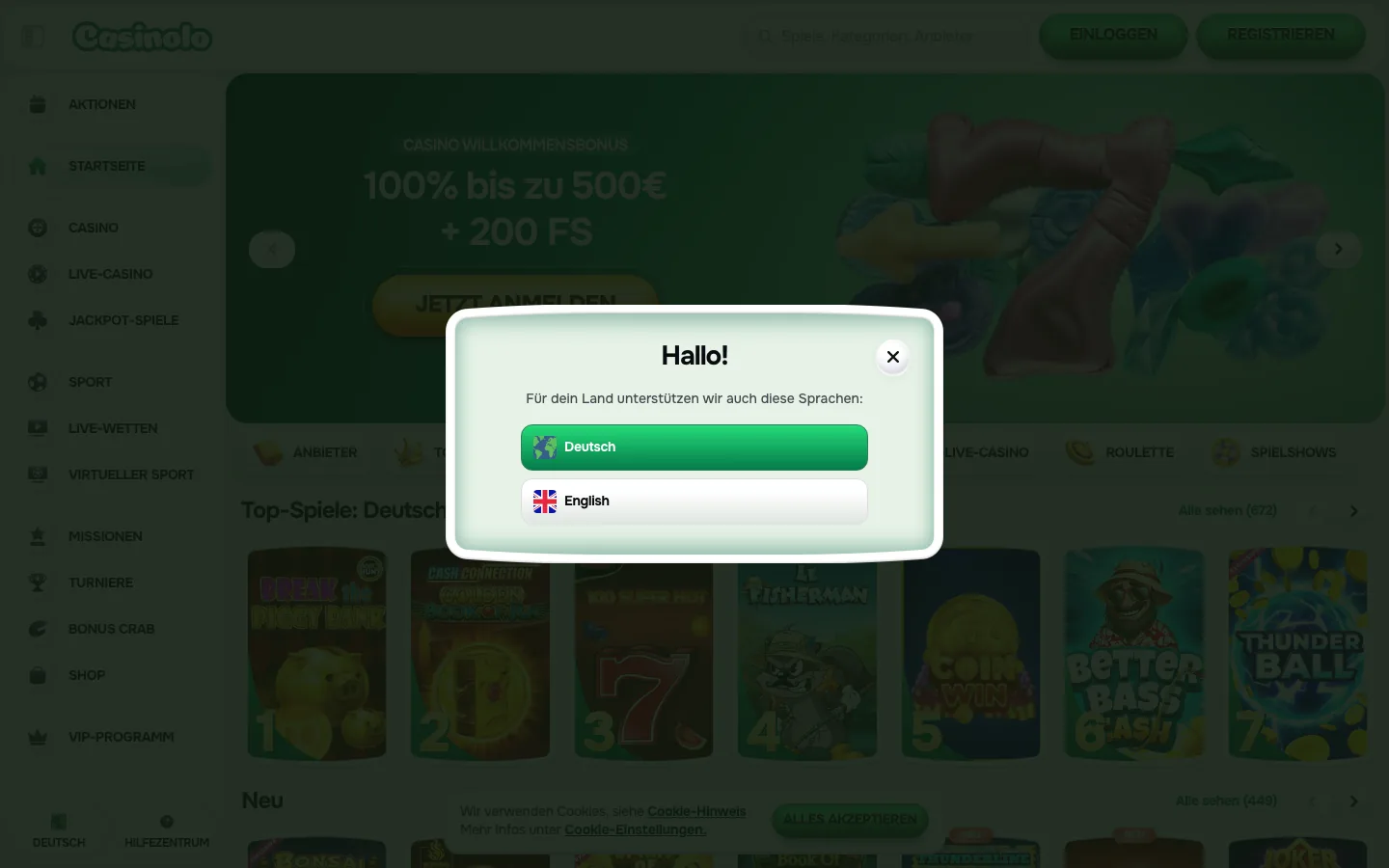 Casinolo — hero