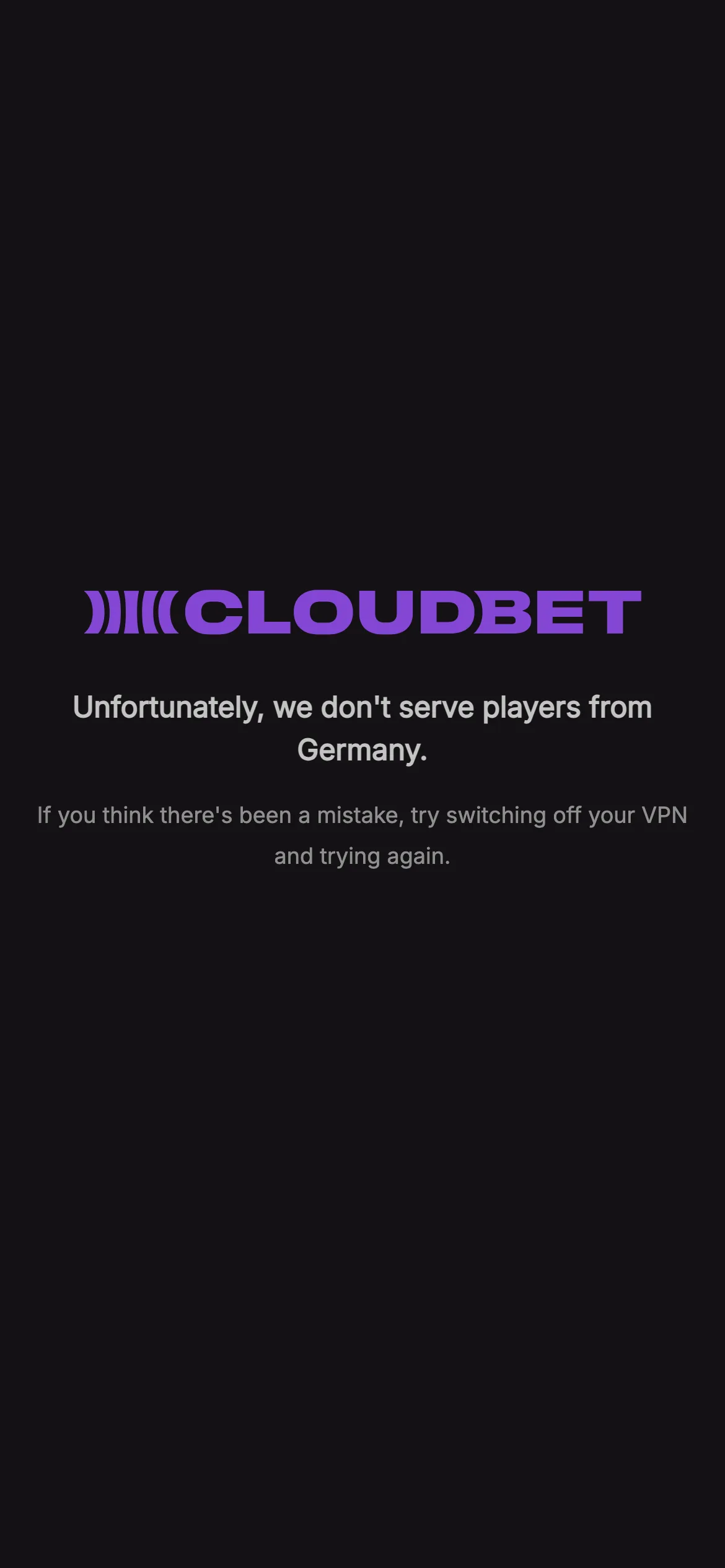 Cloudbet — mobile-homepage