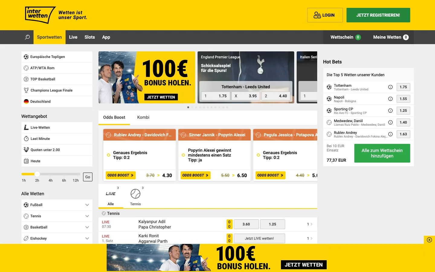 Interwetten — hero