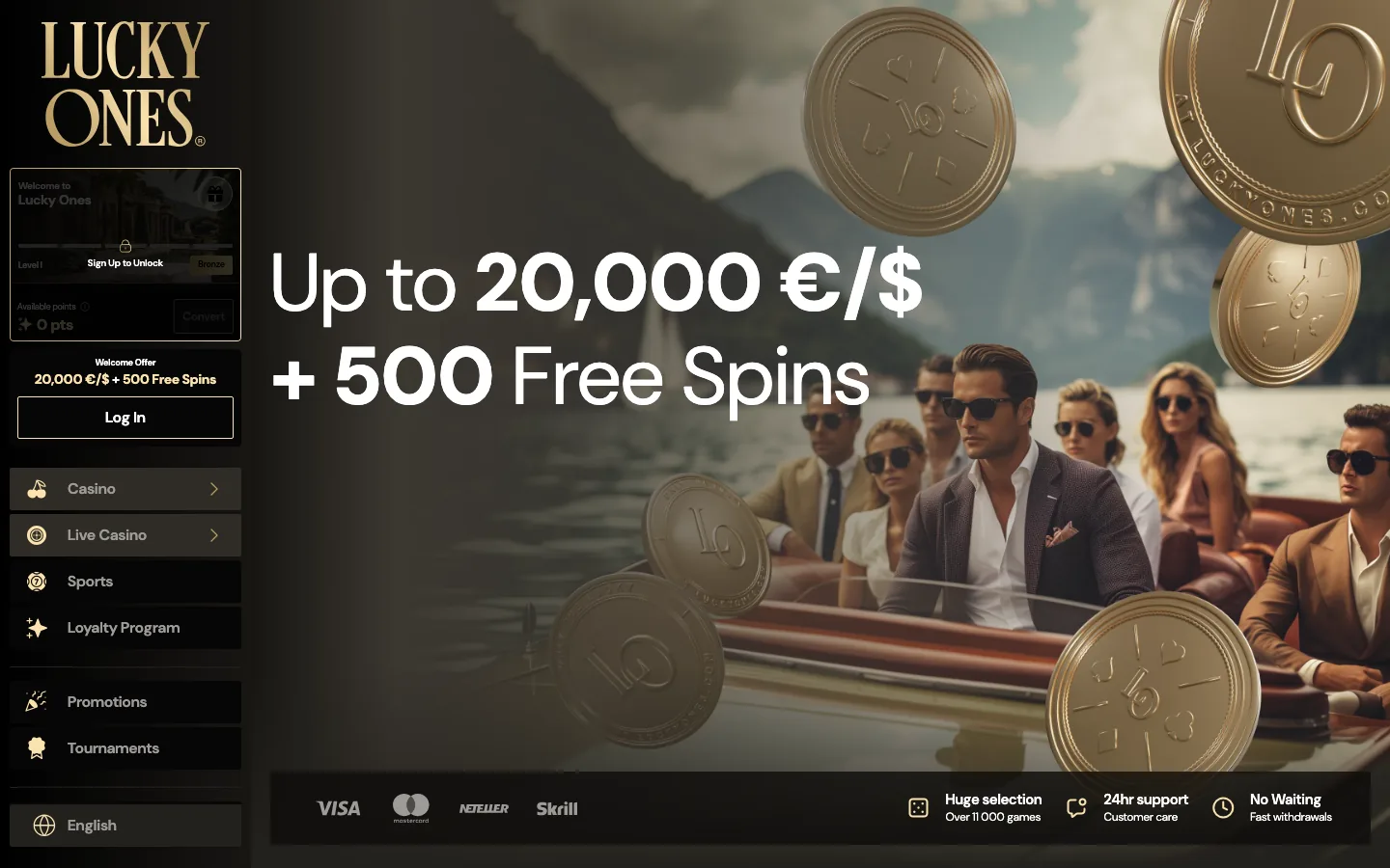 Lucky Ones Casino — hero