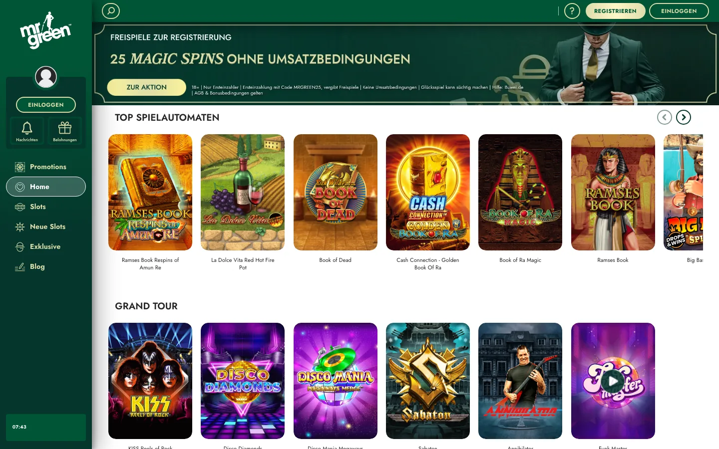 Mr Green — hero