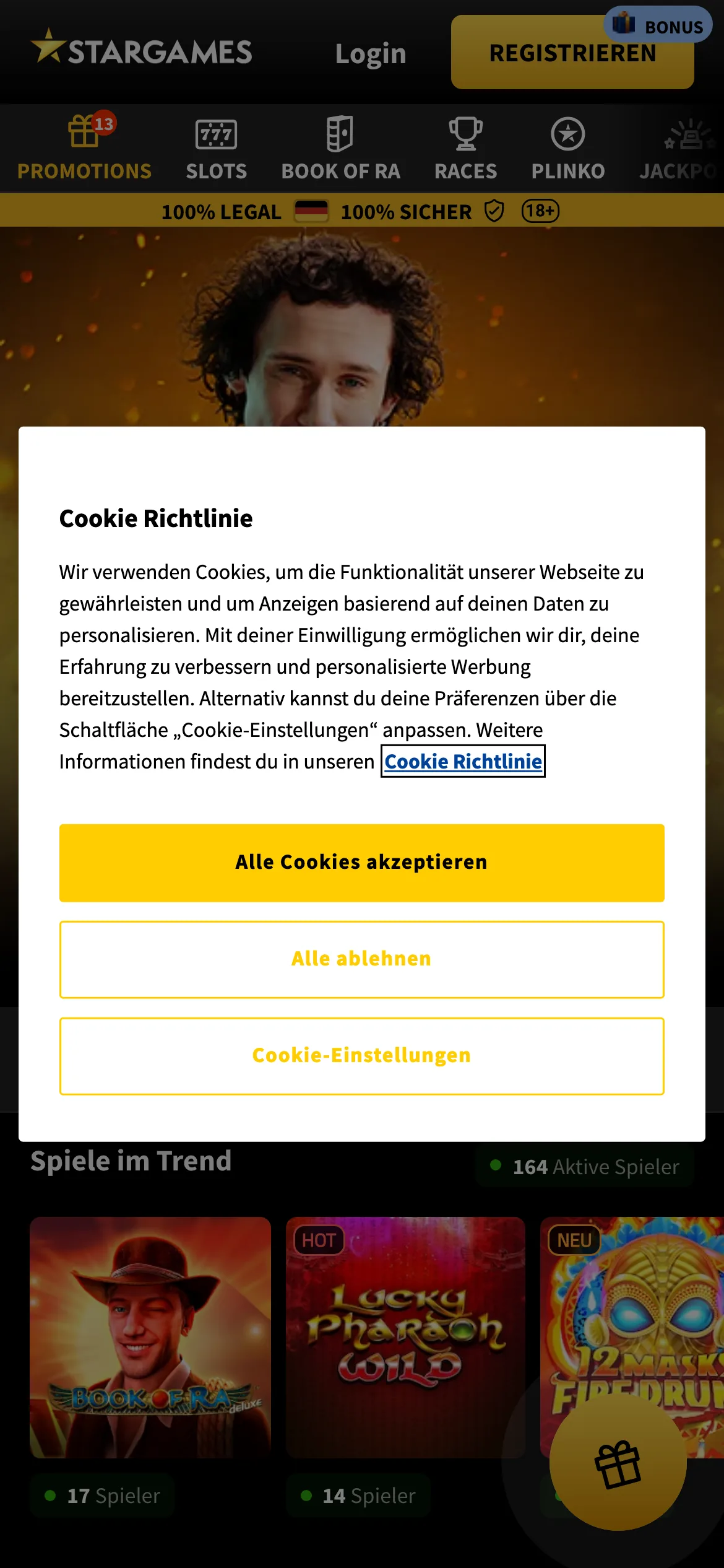 StarGames — mobile-homepage