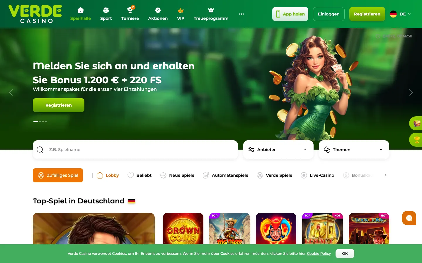 Verde Casino — hero